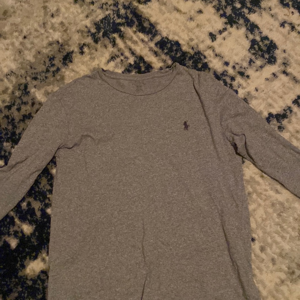 Long sleeve polo shirt